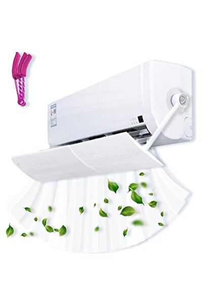 Generic Nagam Split AC Air Flow Deflector with Cleaning Brush - Adjustable Air Conditioner Deflector - Winds