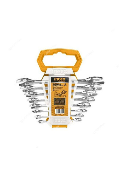 Ingco طقم مفتاح ربط مزدوج مفتوح الطرف HKSPA2088 - طقم مفتاح ربط مزدوج مفتوح ا...