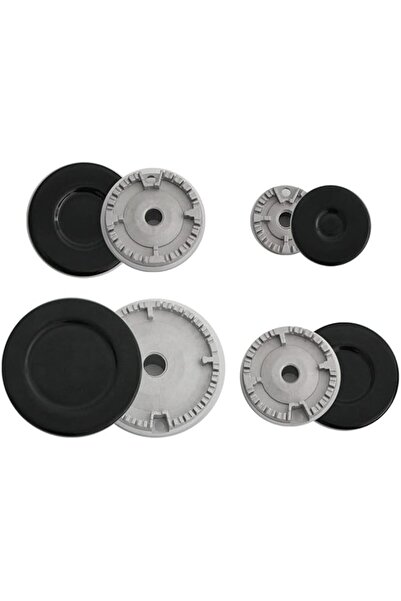 Generic Azonee 4 Pcs Portable Gas Stove Burners Replacement - Crown Flame Cap Cover, for Kitchen Fit to Most