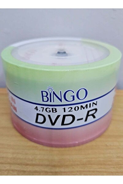 Bingo DVD-R Discs 4.7 GB/120 Minutes Up to 16x Speed, Pack of 50
