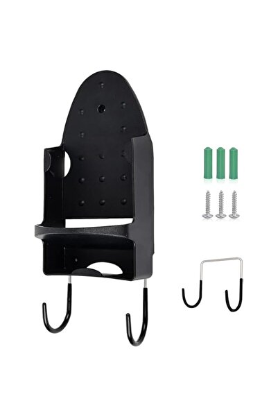 Generic حامل لوح الكي من YQbest، حامل مكواة كهربائية مثبت على الحائط، رف لوح ...