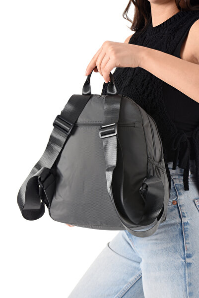 H&D COLLECTİON Water Resistant Parachute Fabric Travel Business School Backpack with 4 Compartments Laptop Compartment