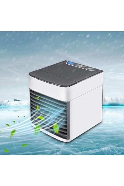 Generic مبرد هواء محمول، مرطب، منقي، 3 سرعات للمروحة، مصابيح LED ملونة، تبريد هواء تبخيري،