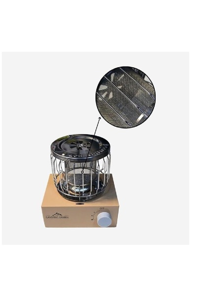 Generic مدفأة و موقد غاز سخان متنقل متعدد الوظائف للرحلات و التخييم