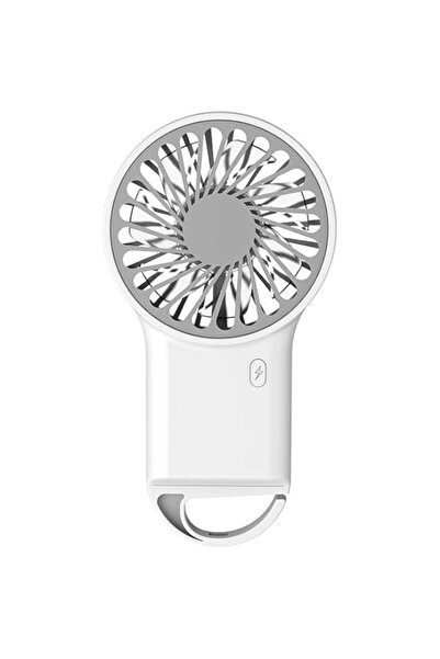 Generic مروحة HIHIDAY المحمولة باليد، مروحة صغيرة قابلة لإعادة الشحن عبر USB، 3 سرعات قابلة للتعديل، تصميم لطيف