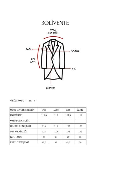 Bolivente Kadın Oversize Astarlı Uzun Trençkot