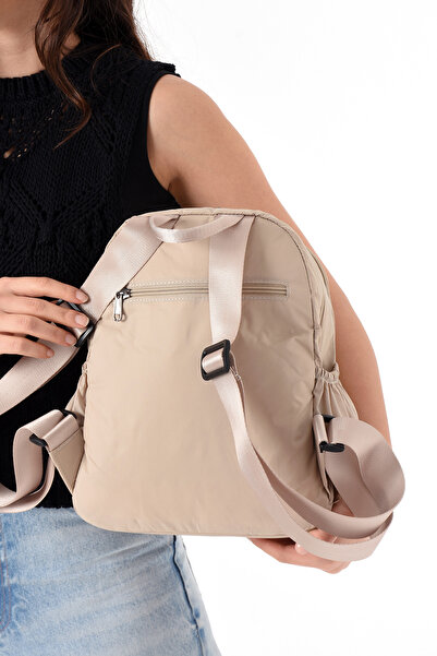 H&D COLLECTİON Water Resistant Parachute Fabric Travel Business School Backpack with 4 Compartments Laptop Compartment