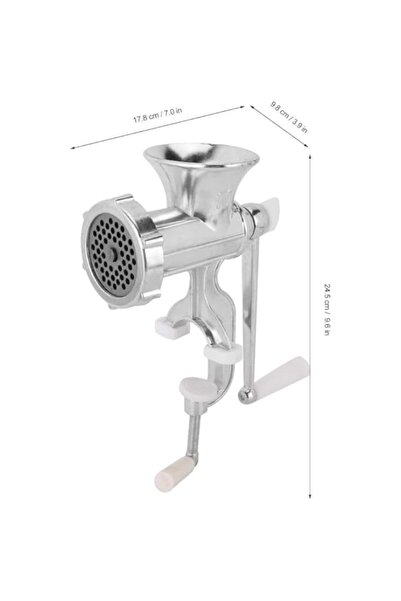 Generic مفرمة لحم سالاتي، آلة طحن اللحوم المنزلية المصنوعة من سبائك الألومنيوم