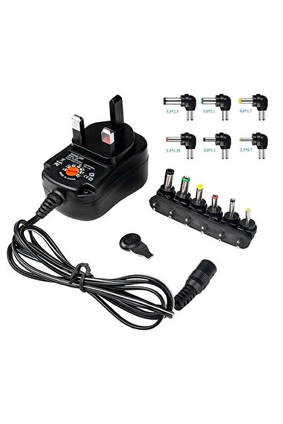 Joyway محول تيار متردد/تيار مستمر متوافق مع جميع الأجهزة ذات الطرف الأسود