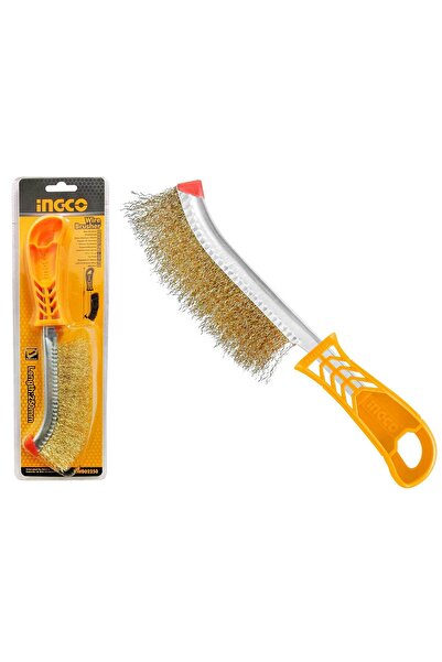 Ingco فرشاة سلكية HWB02250 - فرشاة سلكية فولاذية شديدة التحمل لإزالة الصدأ والتنظيف وتحضير الأسطح