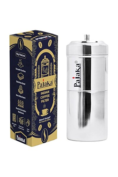 Generic PAJAKA Madras Kaapi Kappi Maker - Stainless Steel Drip Coffee Brewer for South Indian Filter Coffee,