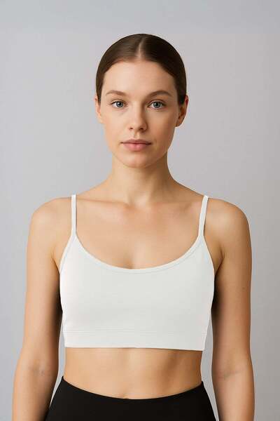 İLKE İÇ GİYİM Γυναικείο Αθλητικό Μπλουζάκι με Λεπτές Ιμάντες και Επένδυση 10 ...