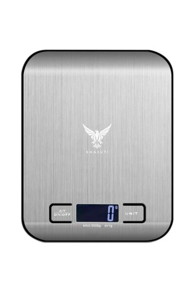 Generic ميزان طعام رقمي من شاجوتي، ميزان طعام، ميزان مطبخ عالي الدقة، يقيس بالجرام والأونصة، 5 وحدات