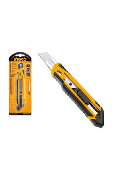 Ingco سكين ذو شفرة قابلة للفصل HKNS11815 سكين احترافي متعدد الاستخدامات شديد ...