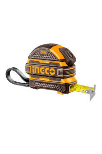Ingco شريط قياس فولاذي HSMT08519 شريط قياس احترافي عالي التحمل للبناء والنجارة