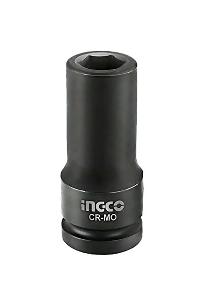 Ingco مقبس تأثير عميق 1/2 بوصة HDIS12191L مقبس احترافي شديد التحمل من فولاذ ا...