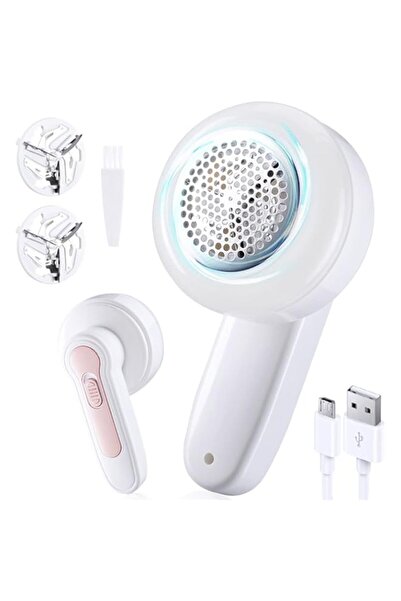 Generic Lint Remover, Fabric Lint Shaver Rechargeable Bobble Remover for Clothes Lint Remover with USB & 3 R