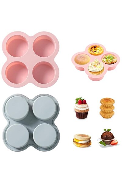 Generic 2 Pcs Silicone Air Fryer Egg Pan Reusable Air Fryer Egg Mold, Non-Stick Air Fryer Baking Pan, Silico