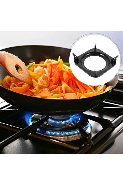 Generic حامل مقلاة ووك من ELECDON، حلقة مقلاة ووك، حامل موقد من الحديد الزهر، حامل مقلاة، حامل موقد، Mi