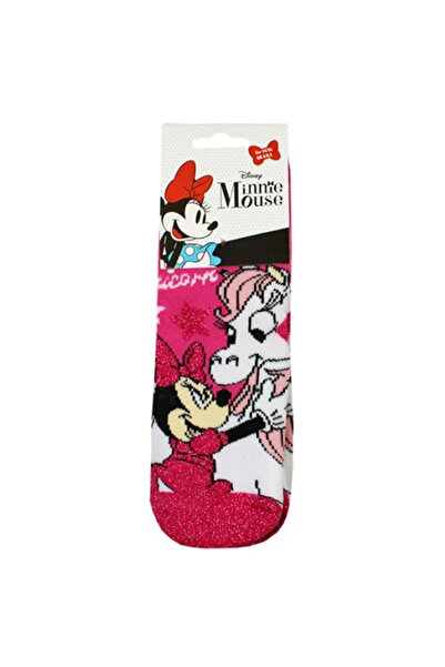 Minnie Mouse Unicorn fleece socks with non-slip sole