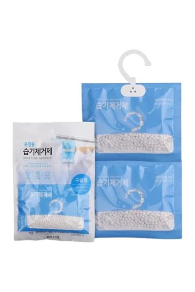 Generic Korean Made Moisture Absorber 2 Packs (4pcs), Moisture absorbing Hang...