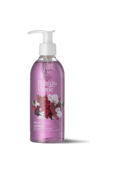 Bottega Verde Săpun lichid, delicat, cu extract de piper roz - Pepe Rosa, 250 ml