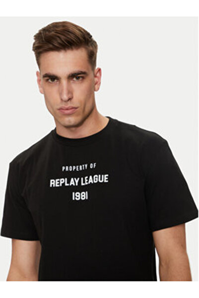 Replay Ανδρικό T-Shirt M6925 .000.23608P Μαύρο