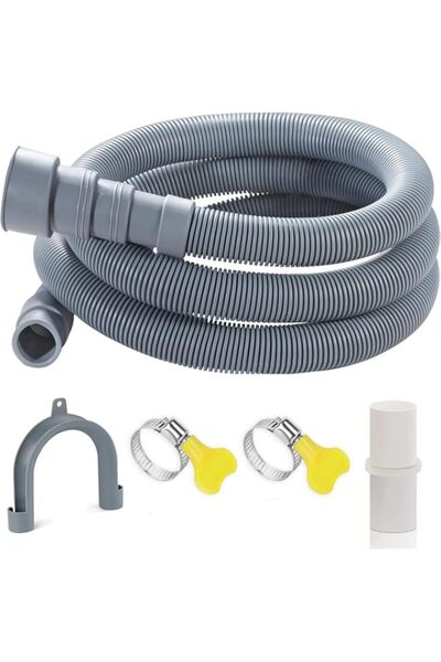 Generic خرطوم تصريف غسالة MRTURK REVHQ، 6.5 قدم، 13 قدم، خرطوم تصريف غسالة مرن، عالمي لغسالة الأطباق