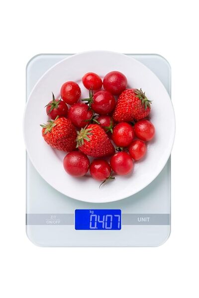 Generic ميزان مطبخ رقمي متعدد الوظائف من IBAMA، ميزان إلكتروني من الفولاذ المقاوم للصدأ مع توصيل