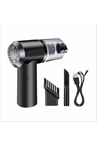 Generic مكنسة كهربائية لاسلكية محمولة قابلة لإعادة الشحن، سيارة، محرك، مكتب، منزل، تجميع الغبار/الإضاءة