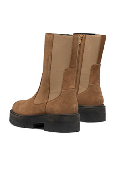 Geox γυναικεία μποτάκια μέχρι τον αστράγαλο D36VDK-00022 καφέ