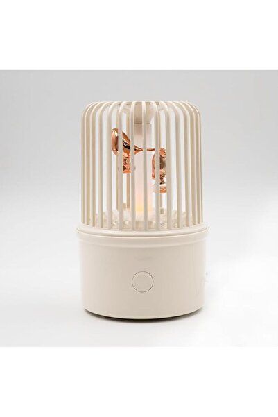 Generic مرطب هواء صغير من TERRIFI، موزع روائح عطرية بتصميم قفص طيور، ثلاثة أوضاع موسيقية، ضوء دافئ، Su