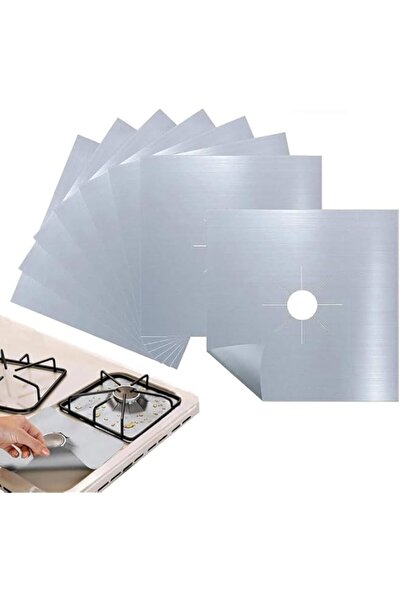 Generic بطانات شعلات موقد الغاز، عبوة من 4 أغطية شعلات غير لاصقة قابلة لإعادة...