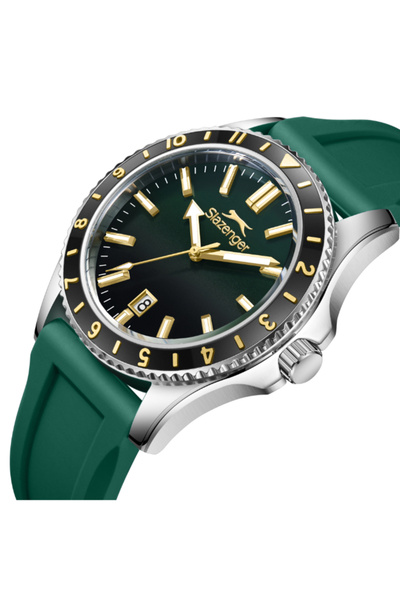 Slazenger Men's Analog Dark Green Dial Watch - SL.9.2531.1.04