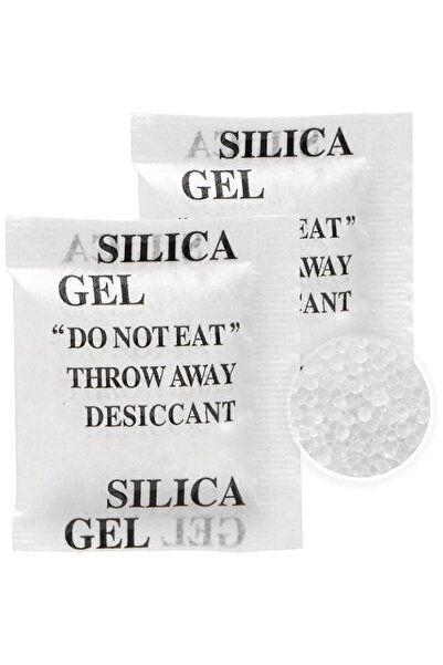 Generic 200 Packs 5 Gram Desiccant Packets, Food Safe Silica Gel Desiccant Packets, Premium Moisture Absorbe