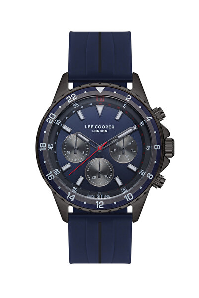 Lee Cooper Men's Multi Function Dark Blue Dial Watch - LC07210.099