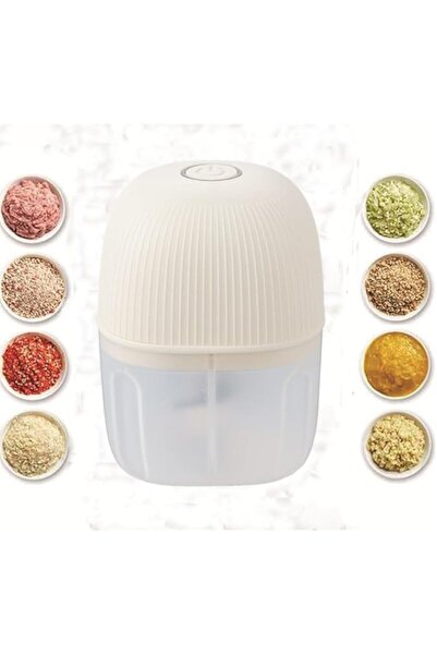 Generic i Electric Mini Garlic Chopper, Type-c Rechargeable Portable Electric Food Chopper, Wireless Small F