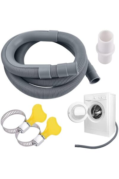 Generic مجموعة تمديد خرطوم الصرف العالمي، تمديد خرطوم الغسالة، خرطوم الصرف البديل