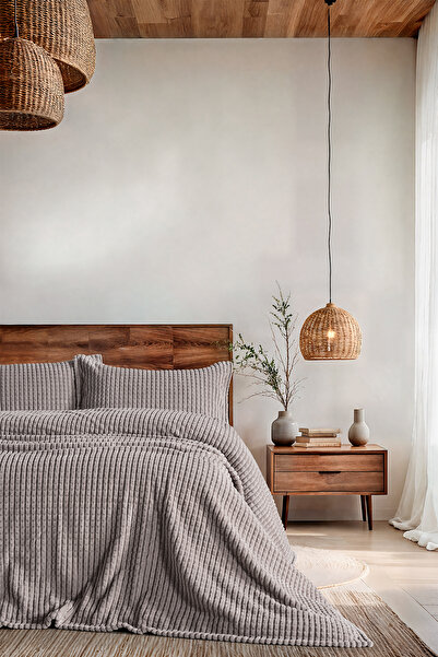 Doqu Home Mila Blanket Set Double Size Mink