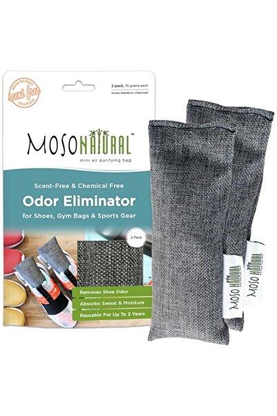 Generic مزيل روائح موسو ناتشورال، مزيل للروائح للأحذية والحقائب الرياضية والمعدات الرياضية. فحم موسو بامبو فاخر