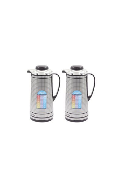 Dinex قارورة صحاري المعزولة بالتفريغ للساخن أو البارد، سعة 1600 مل، مجموعة من قطعتين