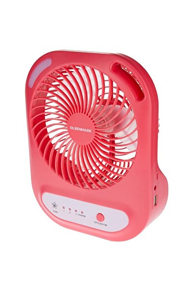 Generic مروحة أولسنمارك قابلة لإعادة الشحن، 6 بوصات - بطاريتان 3.7 فولت 1.5 أ...