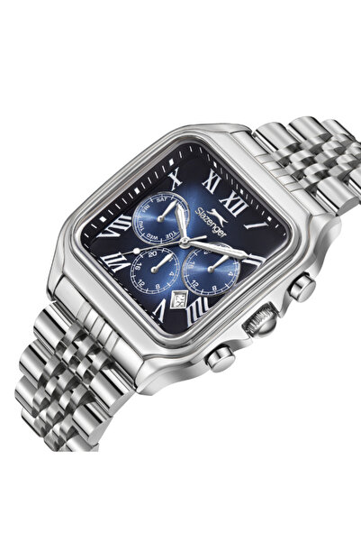 Slazenger Men's Multifunction Dark Blue Dial Watch - SL.9.2547.2.04