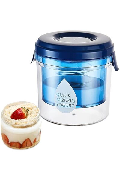 Generic Greek Yogurt Strainer, Greek Yogurt Maker with Fine Mesh Strainer Basket, Lid and Spring, for Thick