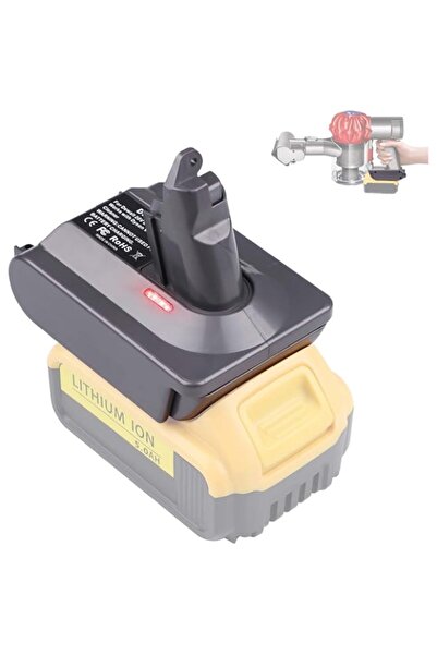 Generic محول بطارية V6 لمكنسة كهربائية Dyson V6 Series، تحويل لبطارية ليثيوم ...