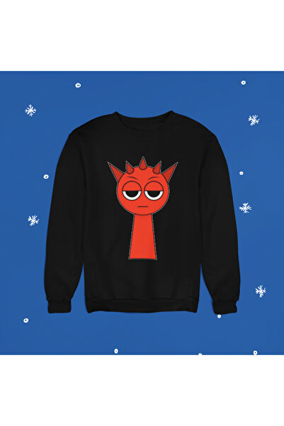 MAGORS Sweatshirt unisex pentru copii cu imprimeu cu personaje STIL-X SPRUNKI...