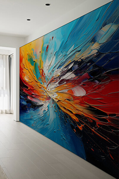 dreamwall Soyut Fırça Dalgaları Modern Tekstil Duvar Kağıdı