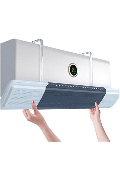 Generic عاكس مكيف الهواء من Xspring، حاجب رياح مكيف الهواء قابل للتعديل من 57 إلى 90 سم، قابل للتعديل الدوراني