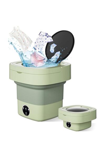 Generic MOLOR Portable Washing Machine, Mini Laundry Washer with 3 Modes Cleaning for Underwear,with Disinfe