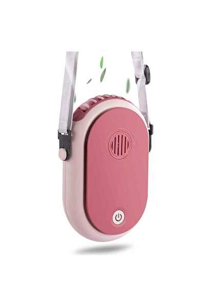 Generic مروحة KASTWAVE المحمولة المعلقة للرقبة، مروحة قلادة قابلة لإعادة الشحن مع حبل قابل للتعديل، 3 سرعات